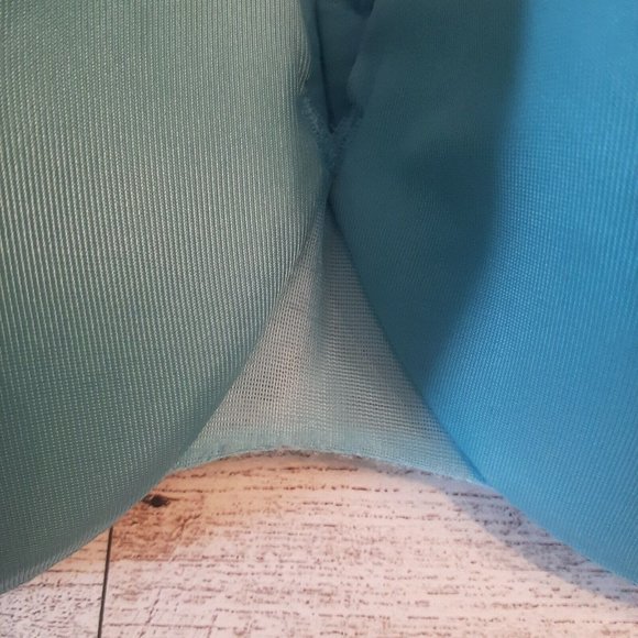 40DDD Aqua Blue Teal Cacique Bra Light Padding Underwire Full Coverage - Picture 8 of 8